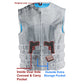 Biker Hill BAM3530 Men's Swat-Tactical Style Black Motorcycle Leather Rider Vest — image 4