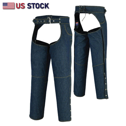 Bike denim chap lightweight - Blue PRIDE DENIM CHAPS