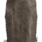 M Boss Motorcycle Apparel BOS13501 Men's Distressed Brown Leather 10 Pocket Motorcycle Vest w/ Quick Draw Pocket — image 7
