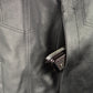 M Boss Motorcycle Apparel BOS13504 Men's Black Leather Collarless Club Style Vest with Quick Draw Pocket — image 5