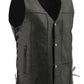 M Boss Motorcycle Apparel BOS13508 Men's Black Side Lace Leather Vest with Quick Draw Pocket — image 10