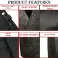 M Boss Motorcycle Apparel BOS13513 Men's Black Leather Classic Style Western Motorcycle Rider Vest — image 4