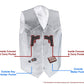 M Boss Motorcycle Apparel BOS13513 Men's Black Leather Classic Style Western Motorcycle Rider Vest — image 2