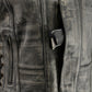 M Boss Motorcycle Apparel BOS24500 Women's Distressed Brown Leather 6 Pocket Motorcycle Biker Rider Vest - image 6