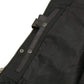 SOA Men’s Black Premium Leather Club Style Motorcycle Riding Vest BZ6210 — image 6