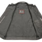 Club Vest CVM3711 Men’s Black Leather Vest with Seamless Back Design — image 5