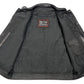 Club Vest CVM3712 Men’s Black Side Lace Leather Vest with Seamless Back Design — image 4