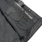 Club Vest CVM3712 Men’s Black Side Lace Leather Vest with Seamless Back Design — image 5