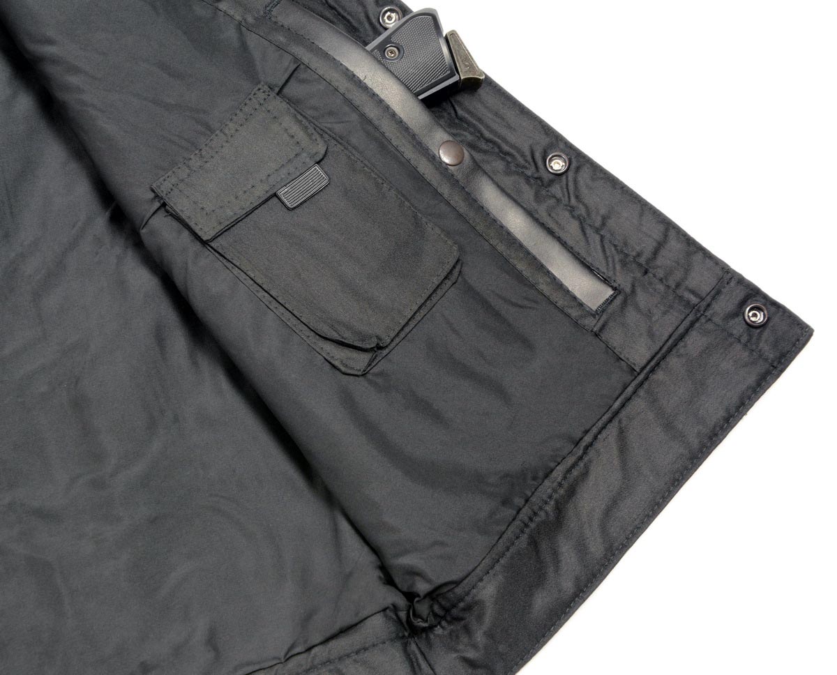 Club Vest CVM3712 Men’s Black Side Lace Leather Vest with Seamless Back Design — image 5