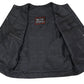 Club Vest CVM3721 Men’s Black Collarless Leather Motorcycle Vest — image 3