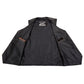Event Leather EL1310GO Men's Black Leather Classic Snap Button Biker Vest