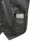 Event Leather EL1310GO Men's Black Leather Classic Snap Button Biker Vest