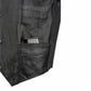 Event Leather EL5310 Men's Classic Black Leather Vest with Snap Button Closure