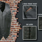 Event Leather EL5315T Men's Black Classic Side Lace Biker Vest in Big and Tall Sizes
