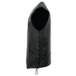 Event Leather EL5315T Men's Black Classic Side Lace Biker Vest in Big and Tall Sizes