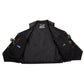 Event Leather EL5391 Men's Black Leather 10 Pocket Side Lace Vest