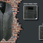 Event Leather's ELM3905 Men's 'Mayhem' 100% Genuine Motorcycle Leather Vest | Biker Vests with Embossed Skull & Wing
