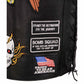 Event Leather ELM3920 Men's Black Leather Pre-Patched Bikers Vest w/ 6 Pockets - 23 Patches and Side Laces