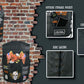 Event Leather ELM3920 Men's Black Leather Pre-Patched Bikers Vest w/ 6 Pockets - 23 Patches and Side Laces