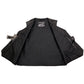 Event Leather Men's Black Motorcycle Leather Vest w/ Patches - ELM3925