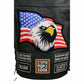 Event Leather Men's Black Motorcycle Leather Vest w/ Patches - ELM3925