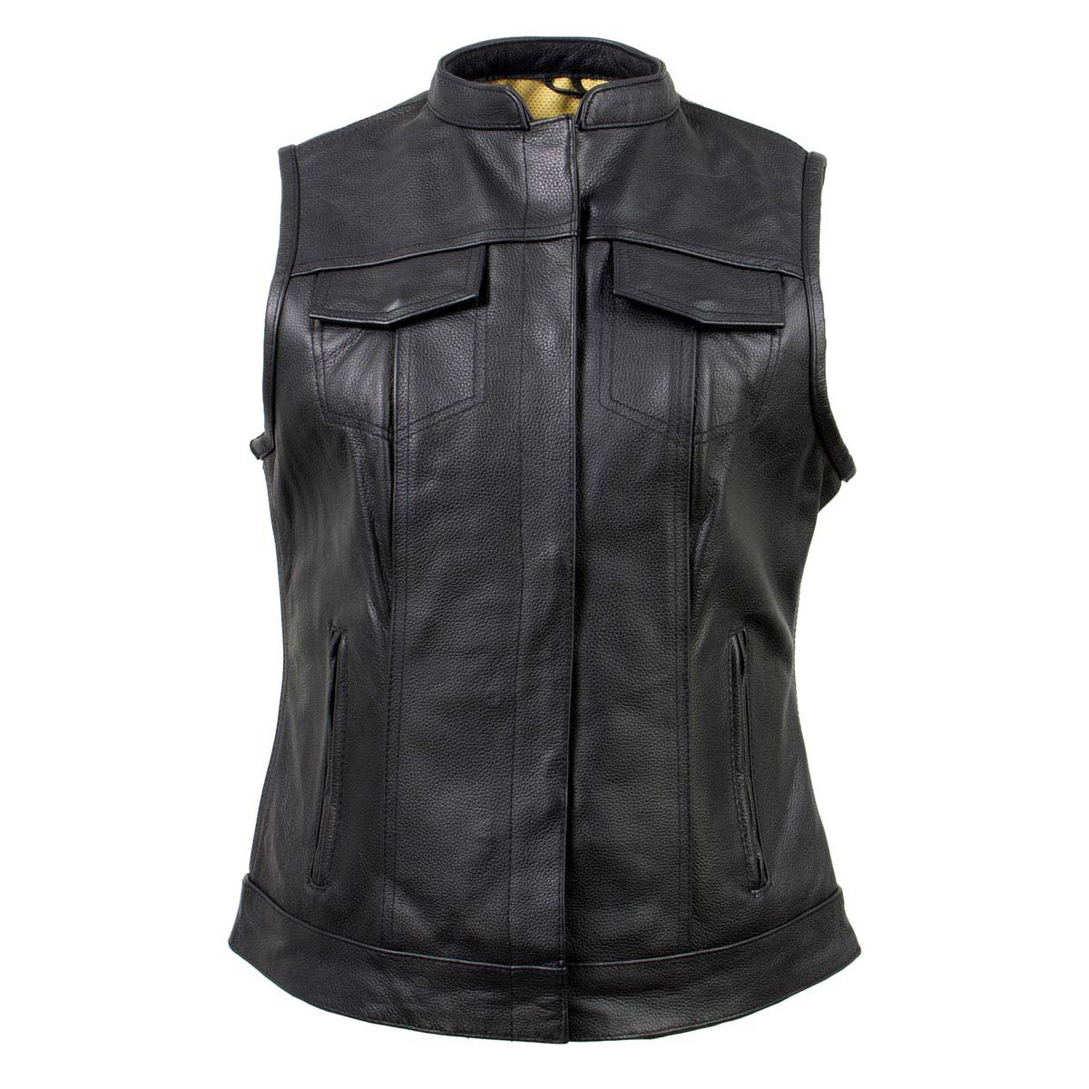 Milwaukee Leather Women's Tara Black Leather Motorcycle Rider 2-in-1 Convertible Hoodie Jacket Vest - LKL4712 - image 15