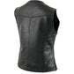 Milwaukee Leather Women's Road Queen Black Braided Buffalo Leather Motorcycle Vest - LKL4713 - image 11