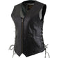 Milwaukee Leather Women's Mistress Black Side Lace Leather Motorcycle Vest - LKL4714 - image 11