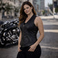 Milwaukee Leather Women's Mistress Black Side Lace Leather Motorcycle Vest - LKL4714 - image 7