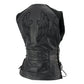 Milwaukee Leather Women's Winged Black Studded Leather Motorcycle Vest with Reflective Wings - LKL4715 - image 9