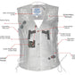 Milwaukee Leather Women's Gemma Black Leather Motorcycle Vest with Side Laces - LKL4716 - image 11