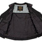 Milwaukee Leather Women's Gemma Black/Red Leather Motorcycle Vest with Side Laces - LKL4718 - image 11