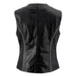 Milwaukee Leather Women's 'Bling' Black Leather V-Neck Motorcycle Rider Vest with Rhinestone Detail - LKL4721 - image 10