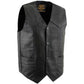 Milwaukee Leather Men's Black Western Style Motorcycle Vest - LKM3775 — image 6