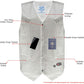 Milwaukee Leather Men's Black Western Style Motorcycle Vest - LKM3775 — image 2
