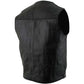 Milwaukee Leather Men's Black Classic Western Style Motorcycle Leather Rider Vest - LKM3778 — image 8