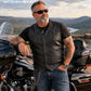 Milwaukee Leather Men's Black Classic Western Style Motorcycle Leather Rider Vest - LKM3778 — image 2