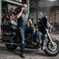 Milwaukee Leather Men's Black Classic Western Style Side Laced Motorcycle Leather Vest - LKM3779 — image 6