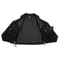 Milwaukee leather LKM3787 Men's Classic Side Laced Black Leather Motorcycle Rider Biker Vest w/ Ten Pockets — image 5