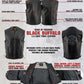 Milwaukee Leather Men's Drifter Black Collarless Buffalo Leather Motorcycle Vest - LKM3792 — image 2