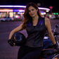 Milwaukee Leather Women's Gemma Black/Purple Leather Motorcycle Vest with Side Laces - LKL4717 - image 8