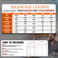 Milwaukee Leather MDM3036 Men’s Wrecker Club Vest – Black Denim & Leather, Diamond Quilt, Red Stitch — image 3