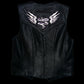 Milwaukee Leather ML1294 Women's Black ‘Ride Like You Stole It’ Embroidered Vest - image 4