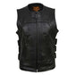 Milwaukee Leather MLL4501 Women's Tactical Swat Style Rider Leather Vest w/ Single Panel Back for Club Patches - image 12