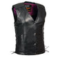 Women's leather vest, image 2