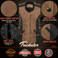 Milwaukee Leather MLL4508 Women's 'Trickster' Vintage Two Tone Crazy Horse Brown and Black Leather Club Style Motorcycle Vest - image 4