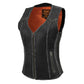 Women's leather vest, image 9