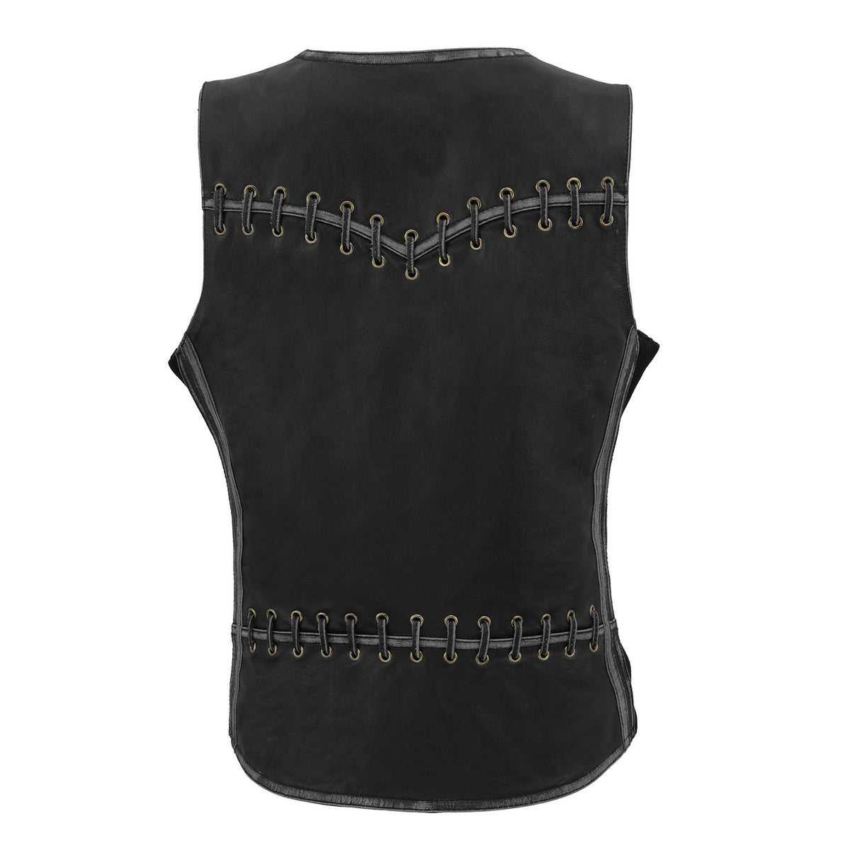 Women's leather vest, image 2