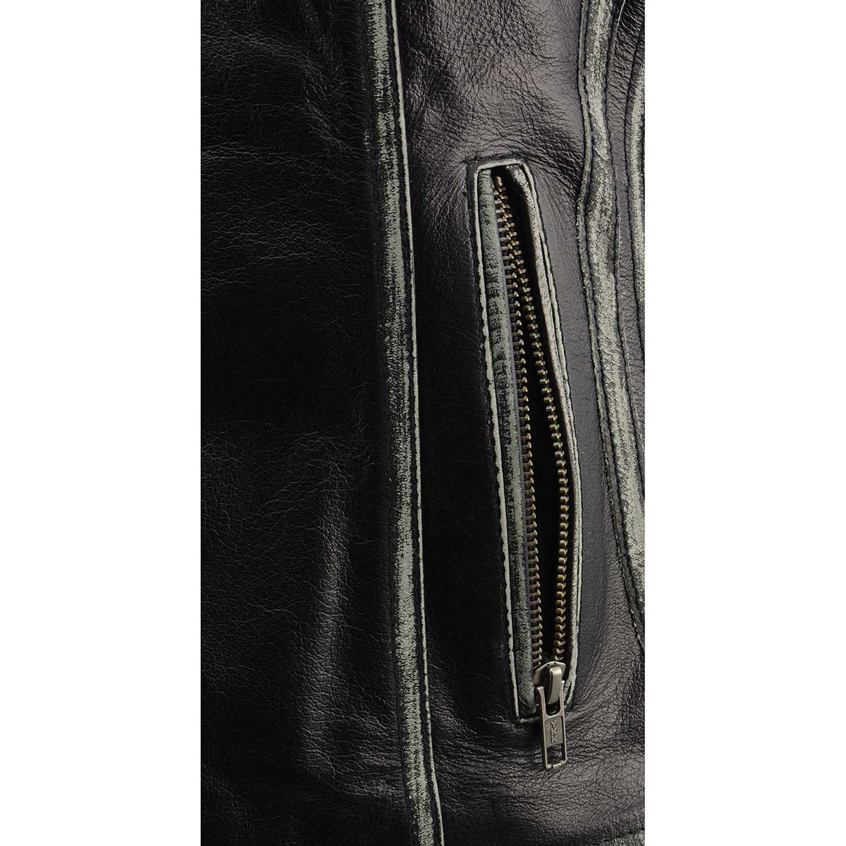 Women's leather vest, image 7