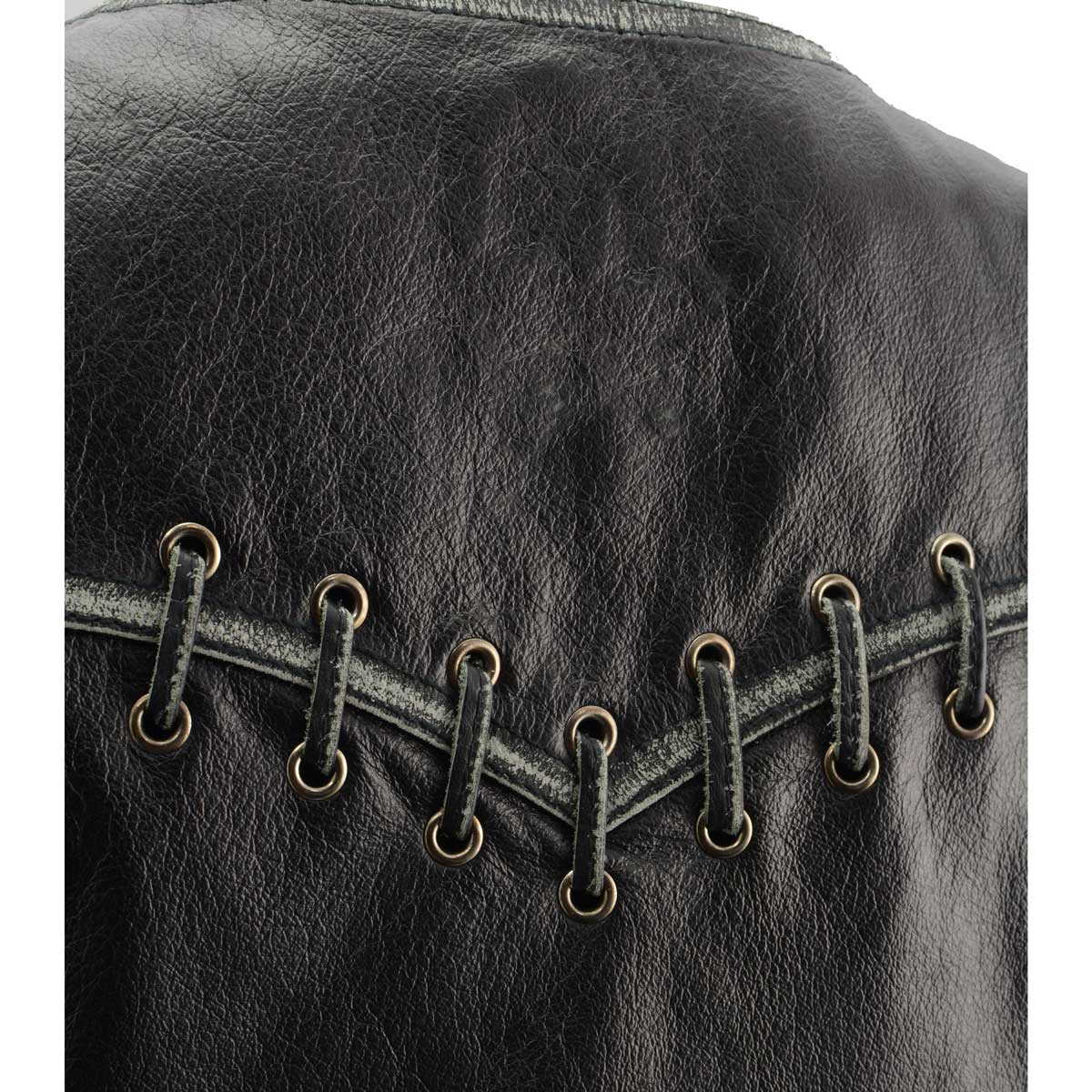 Women's leather vest, image 8